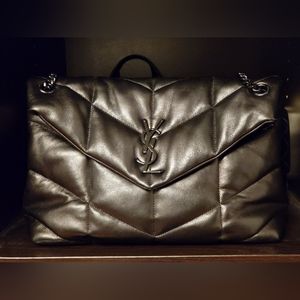 *****SOLD***** Saint Laurent Medium Black Puffer Leather Bag